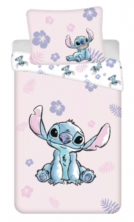 Detské obliečky 140x200 LILO A STITCH pink