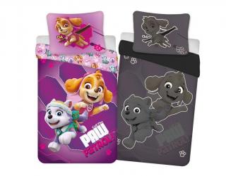 Detské obliečky 140x200 PAW PATROL lila - svietiace