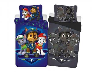 Detské obliečky 140x200 PAW PATROL modrá - svietiace