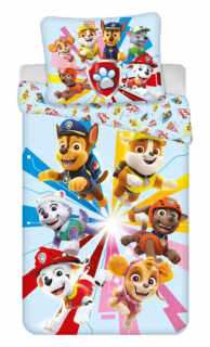 Detské obliečky 140x200 PAW PATROL záblesk