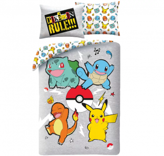Detské obliečky 140x200 POKÉMON rule