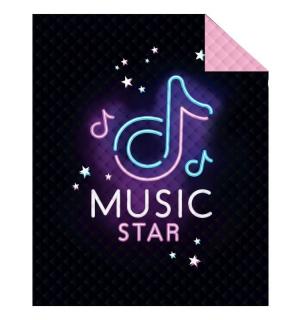 Prehoz na posteľ 170x210 MUSIC star