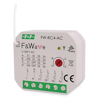 Bezdrôtové relé F&WAVE FW-RC4-AC