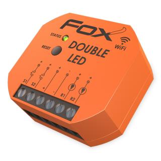 FOX Double LED WiFi relé