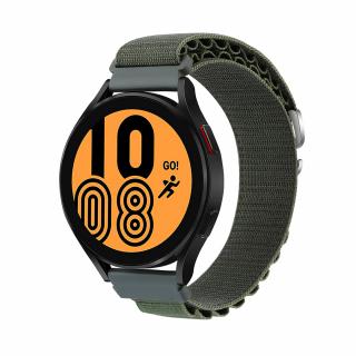 Alpský remienok na smart hodinky 20mm Veľkosť: 20mm, Farba: Khaki