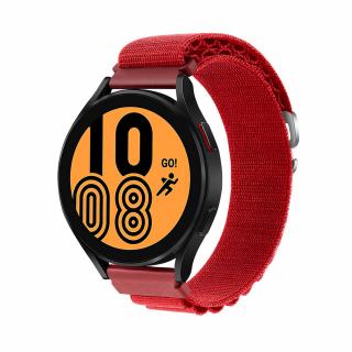 Alpský remienok na smart hodinky 22mm Veľkosť: 22mm, Farba: Červená