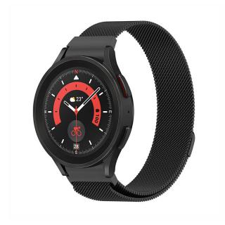 Elegantný remienok v milánskom štýle na smart hodinky 20mm Veľkosť: 20mm, Farba: Čierna