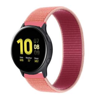 Nylonový remienok na smart hodinky 22mm Veľkosť: 22mm, Farba: Granátové jablko