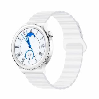 Štýlový remienok s magnetom na smart hodinky 20mm Veľkosť: 20mm, Farba: Biela