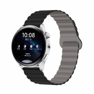 Štýlový remienok s magnetom na smart hodinky 20mm Veľkosť: 20mm, Farba: Čierno-šedá