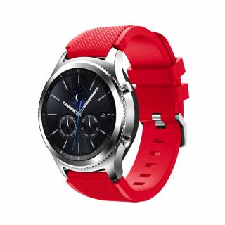 Vrúbkovaný remienok na smart hodinky 20mm Veľkosť: 20mm, Farba: Červená
