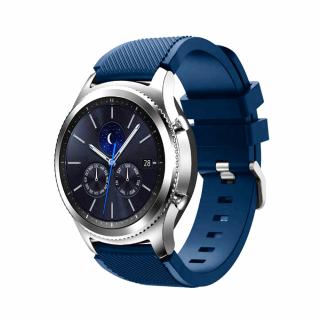 Vrúbkovaný remienok na smart hodinky 20mm Veľkosť: 20mm, Farba: Modrá