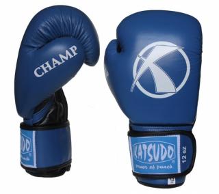 Box rukavice Katsudo CHAMP IV  (Boxerské rukavice 8OZ, 10OZ, 12OZ, 14OZ - Kožené)