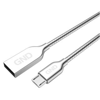 GND MIC USB 100MM23, prepojovací kábel microUSB, dĺžka 1 m