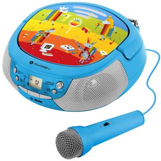 GoGEN DECKO PREHRAVACB, rádioprijímač s CD, karaoke, v detskom dizajne Déčko