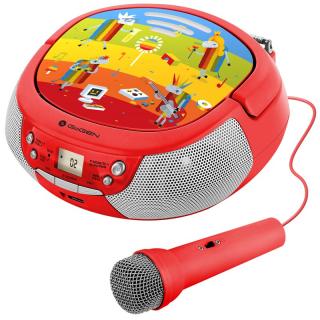 GoGEN DECKO PREHRAVACR, rádioprijímač s CD, karaoke, v detskom dizajne Déčko