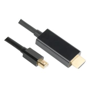 GoGEN MDP HDMI 200MM01, prepojovací kábel HDMI > mini DPI, dĺžka 2 m