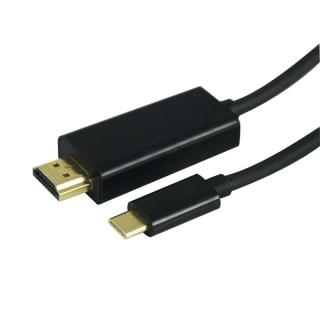 GoGEN USB CHDMI 150MM01, prepojovací kábel HDMI, Konektory HDMI a USB-C
