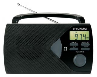 Hyundai PR 200B, rádioprijímač, LCD displej