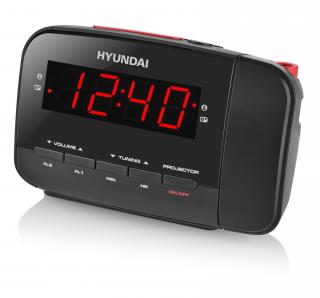 Hyundai RAC 481PLLBR, rádiobudík s projekciou, 2 časy budenia