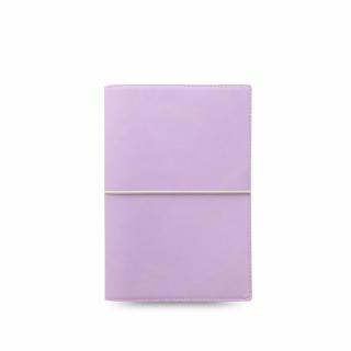 Diár Filofax Domino Soft - Personal A6  + darček zdarma - Bavlnený sáčok ako praktické puzdro na diár Barva diáře: Pastelově fialová