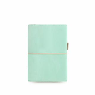 Diár Filofax Domino Soft - Personal A6  + darček zdarma - Bavlnený sáčok ako praktické puzdro na diár Barva diáře: Pastelově zelená