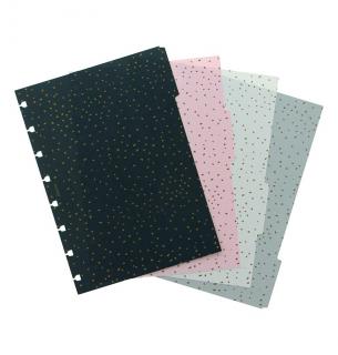 Farebné rozraďovače Filofax Notebook Confetti | A5