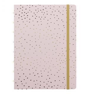 Filofax Notebook Confetti | A5 Rose Quartz