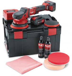 FLEX XFE 15 150 18.0-EC/5.0 P-Set  (FLEX Aku excentrická leštička)