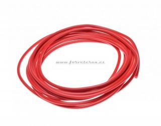 Kabel zapalovací ke svíčkám - vysokonapěťový  - červený ; 010131 (kabel vysokonapěťový červený)