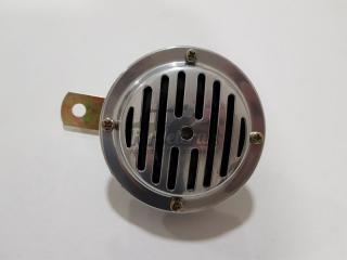 Klakson - houkačka elektrická 12V kulatá chrom ; SP90R12VH (SP90R12VH)