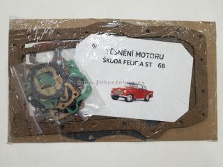 Sada těsnění motoru 68mm - starý typ ŠKODA Spartak, Octavia, Felicia, 1200-2 ; 000-209 (000-209)