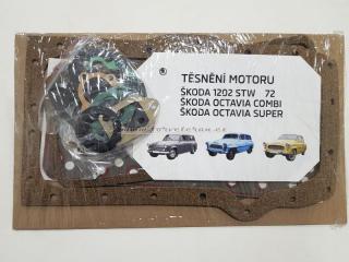 Sada těsnění motoru 72mm - starý typ ŠKODA Octavia, Felicia, 1200-2 ; 000-203, 109099989 (000-203, 109099989)