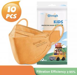 Elough detský respirátor KN95 s nanofiltrom (fish mask) - 6 farieb 10ks