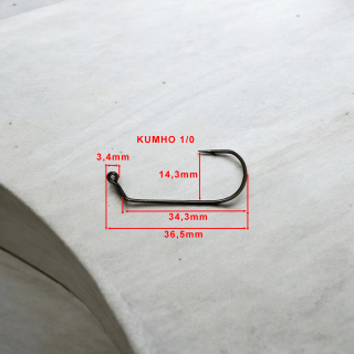 KUMHO-JIGOVÝ HÁČIK 60° VEL.1/0-10KS
