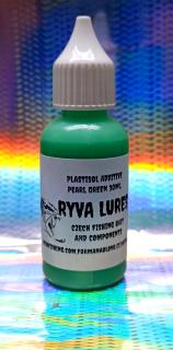 RYVA LURES PLASTISOL COLOR PEARL GREEN 30ML.