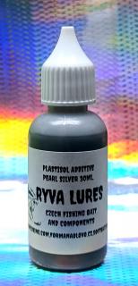 RYVA LURES PLASTISOL COLOR PEARL SILVER