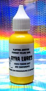 RYVA LURES PLASTISOL COLOR STANDART YELLOW 30ML.