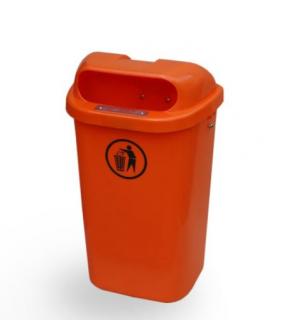 EUROPLAST odpadkový kôš oranžový