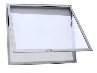 Jednokrídlová vonkajšia vitrína magnetická L60 - 12xA4 / B1000x940 mm