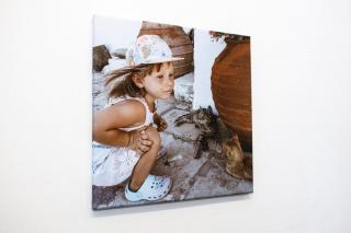 Expresní tisk - fotoobraz 50x50 cm z vlastní fotografie, Plátno 100% bavlna: Premium Canvas 390g/m²