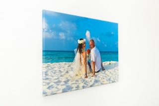 Expresní tisk - fotoobraz 70x50 cm z vlastní fotografie, Plátno 100% bavlna: Premium Canvas 390g/m²