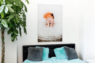 Fotoobraz 120x80 cm z vlastní fotografie, Plátno 100% polyester: 240g/m², S lakováním