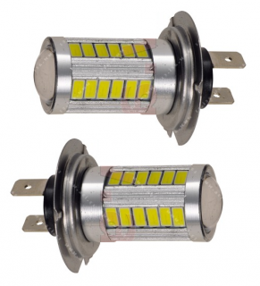 (H7) LED žiarovky 12V -  /1200lm/ (Sada 2ks - 31W , 600lm, 6500K)