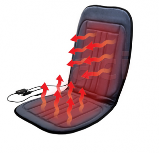Vyhrievaný poťah na sedadlo 12V, 30°- 60°C, (do zapaľovača)