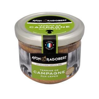 Avon  Ragobert Vidiecka terina s hubami, pohár 180g (38725 Terrine campagne Cepes 180g, Avon  Ragobert)