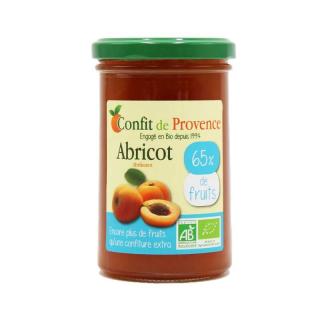 Confit de Provence Marhuľový džem BIO Premium 65% ovocia, Francúzsko, pohár 300g (Premium 65% Apricot BIO jam)