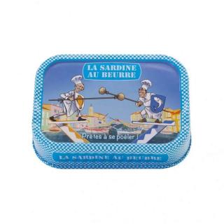 Ferrigno Sardinky na masle s Fleur de Sel, Francúzsko, konzerva 115g (LBMSBFSEL La sardinne au beurre)