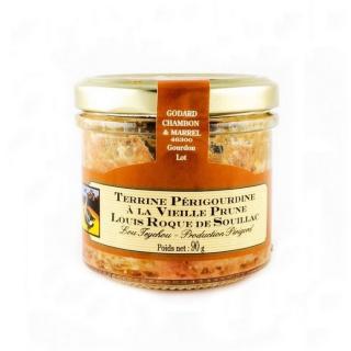 Godard Bravčová terina Campagnarde so šťavou z čiernej hľuzovky, pohár 90g (0237 Terrine Campagnarde au Jus de Trufees Noires)