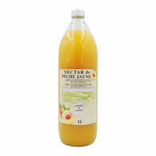 Jardimére Broskyňový nektár, 50% OVOCIA, Francúzsko, fľaša 1l (351110 Nectar de péche jaune ; bouteille 1L)